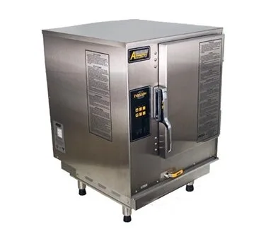 AccuTemp P61201E060 Countertop Gas Convection Steamer, Boilerless, 6 Pans