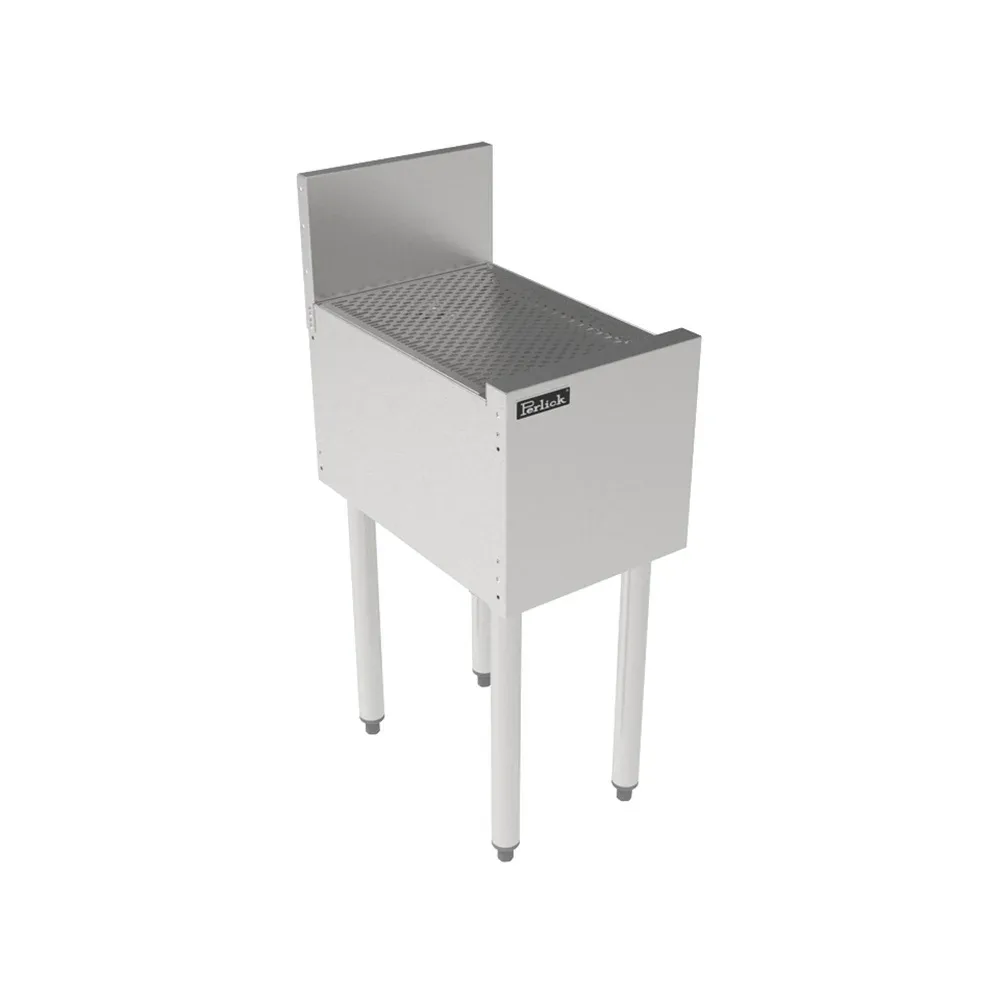 Perlick TS12DB Underbar Freestanding Drainboard – 6″ Backsplash, 12″ x 18 9/16″ 2