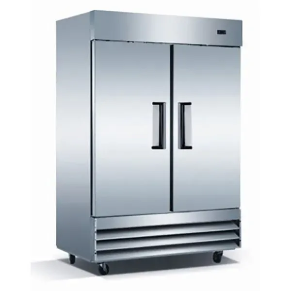 Adcraft GRFZ-2D 54″ Two Section Reach-In Freezer w/ 2 Solid Doors, Bottom Mount, 48 cu.ft.