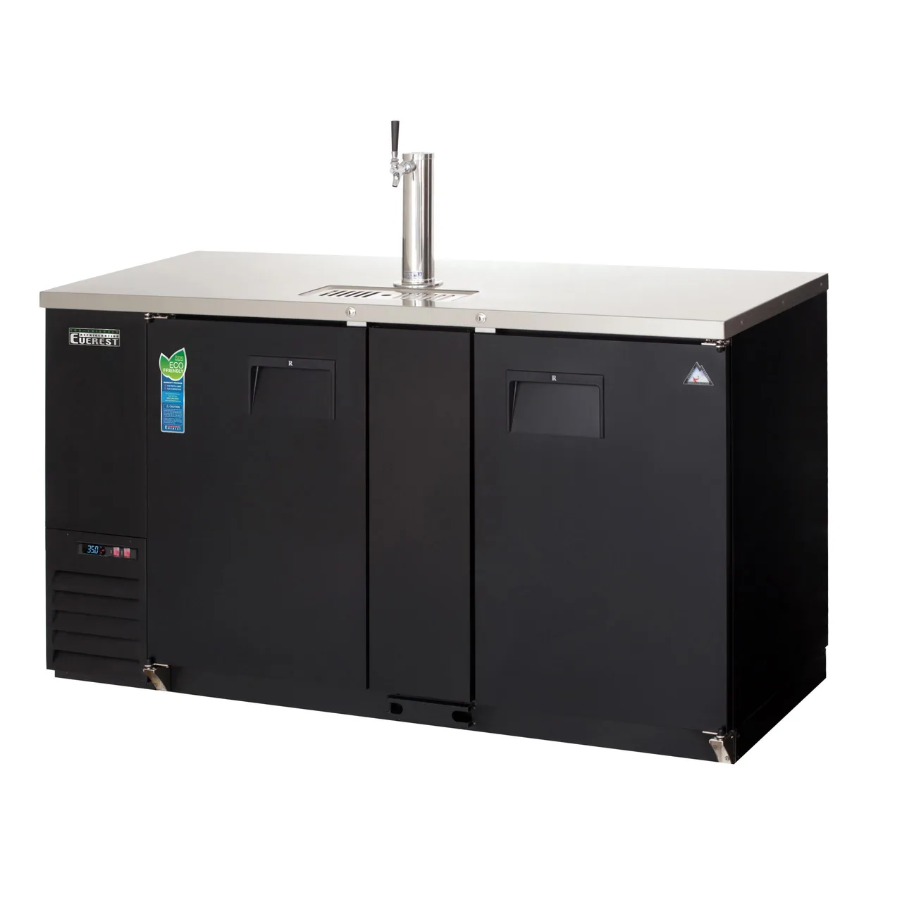 Everest EBD3-BB-24 68″ Back Bar & Direct Draw Keg Refrigerator Combo