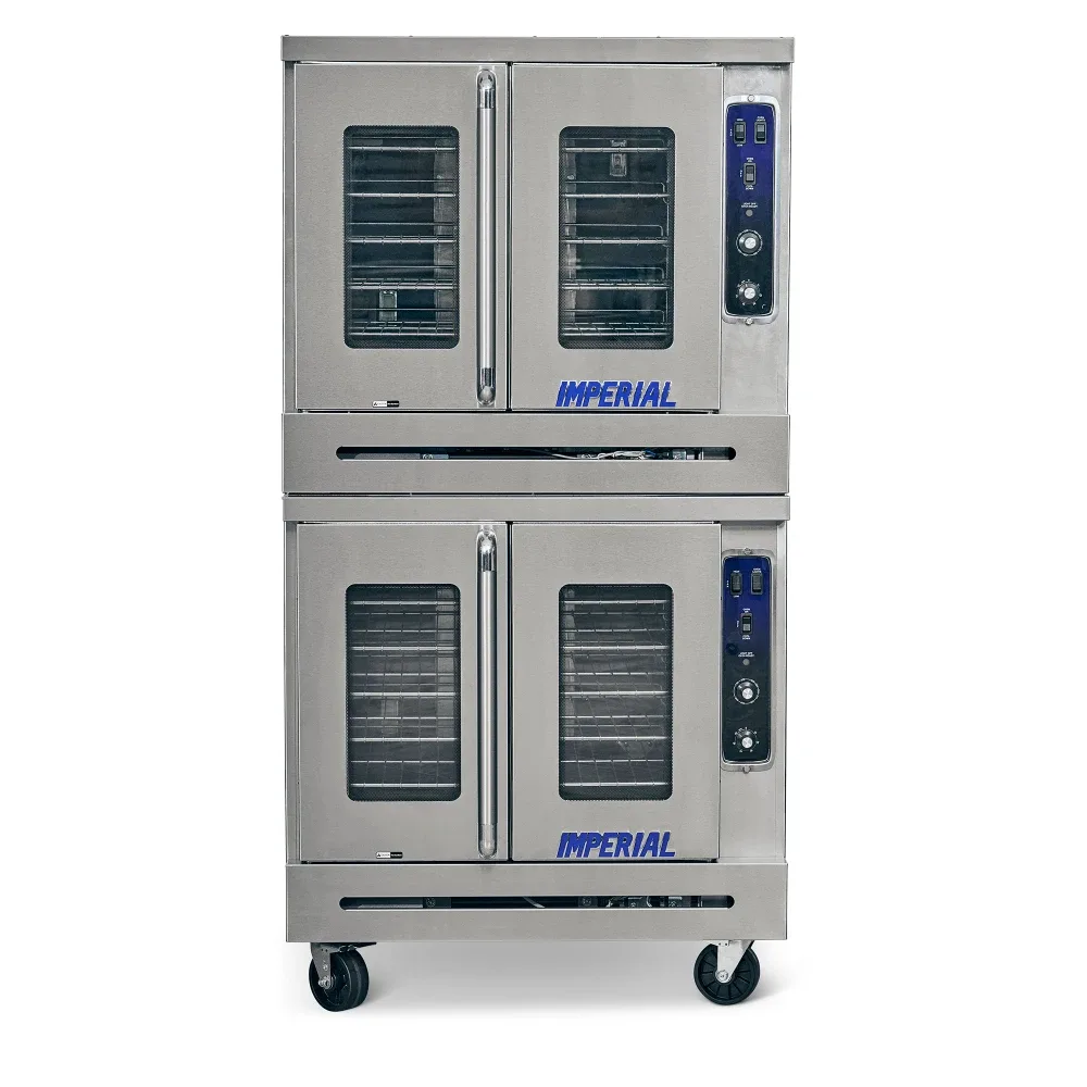 Imperial PCVG-2 Double Full Size Liquid Propane Gas Convection Oven – 140,000 BTU