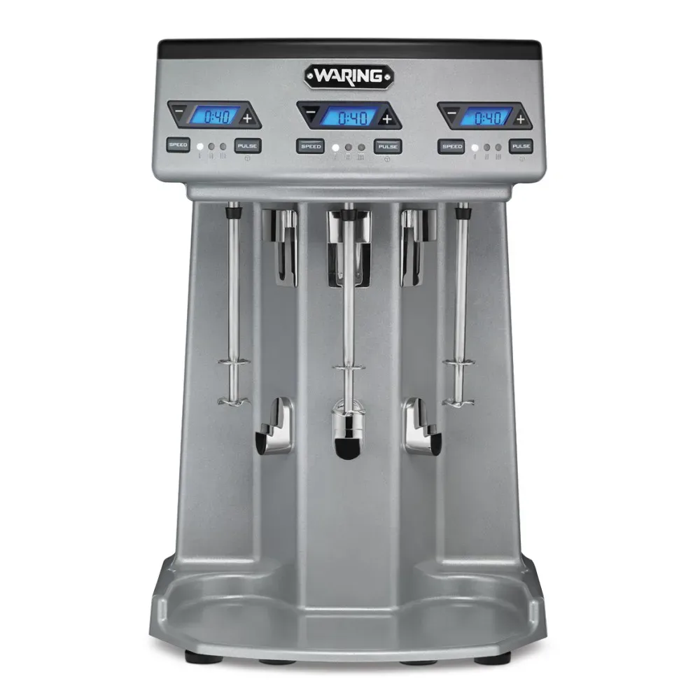 Waring WDM360TX Countertop Drink Mixer w/ (3) Spindles & (3) Speeds, 120v 4