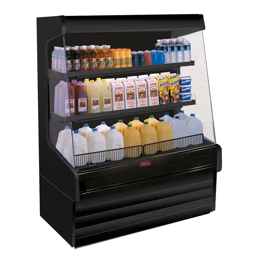 Howard-McCray SC-OD30E-4-B-LED 51″ Vertical Open Air Cooler w/ (4) Levels, 115v