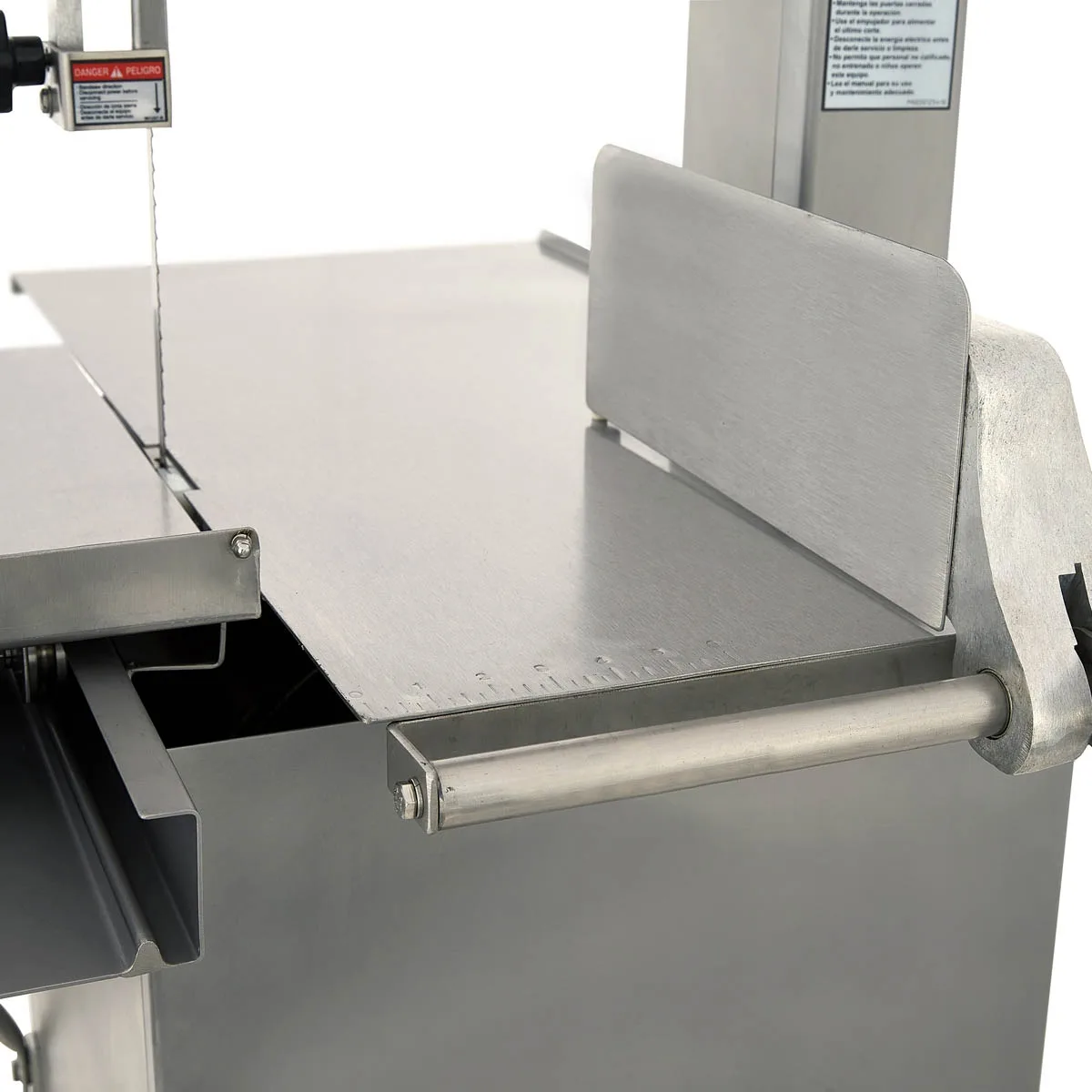 Pro-Cut KS-116-V2 Floor Model Electric Meat Bone Saw with 116″ Blade, Stainless Steel Construction, 1-1/2 Hp, 220V 10