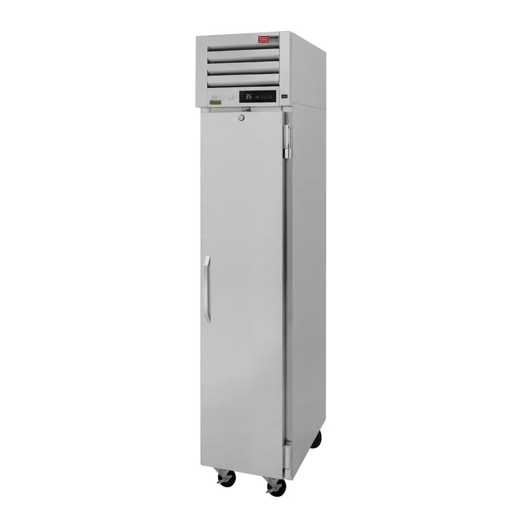 Turbo Air PRO-12R-N 17″ One Section Reach-In Refrigerator w/ Solid Door, Top Mount, Stainless Steel, 10 cu. ft.