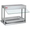 Turbo Air TOM-60LB-SP(-A)-N 63″ Horizontal Open Air Merchandiser in Black, Self-Contained, 1 Shelf, 12.3 cu. ft. 2