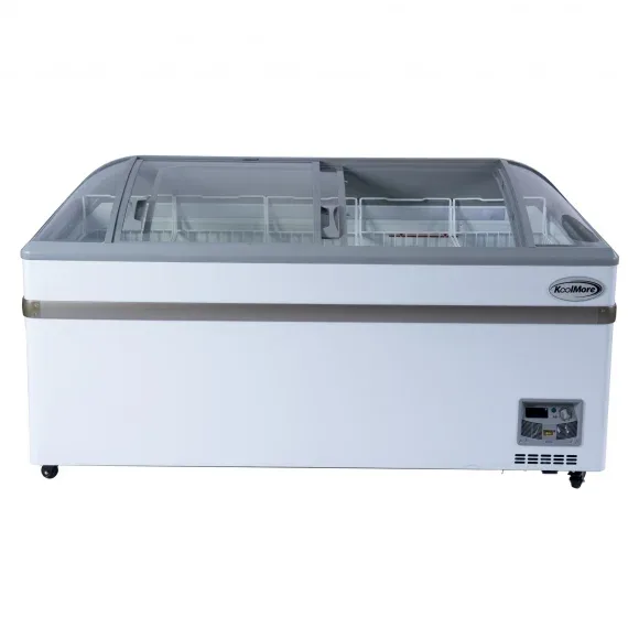 Koolmore KM-ISCF-65MD 65″ Defrost Island Glass Chest Freezer, 16 cu. ft.