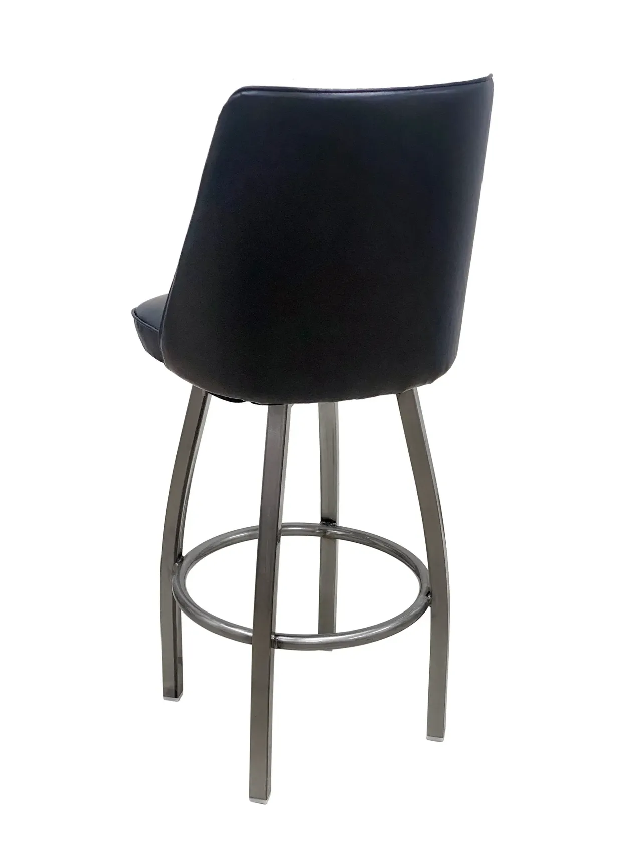 AAA Furniture Wholesale SRB-316/CC/BUCKET Bar Stool with Upholstered Bucket Seat (Quick Ship)