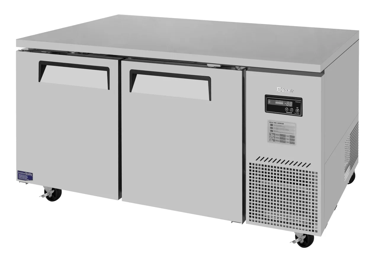 Turbo Air JUF-67D-N 67″ 2-Section Undercounter Freezer w/ 2 Doors, 19 cu. ft.