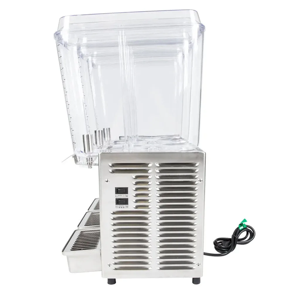 Crathco D35-3 Refrigerated Drink Dispenser w/ (3) 5 gal Bowls, Pre Mix, 115v 2