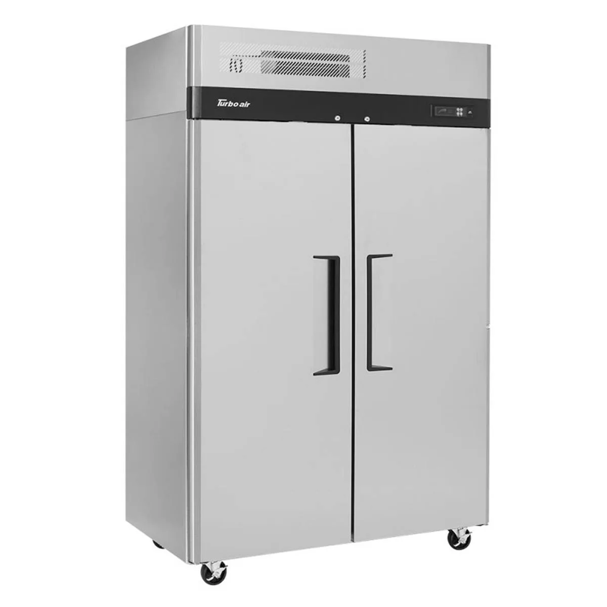 Turbo Air M3R47-2-N 51″ Two Section Reach-In Refrigerator w/ 2 Solid Doors, Top Mount, Aluminum Interior, 42 cu. ft.