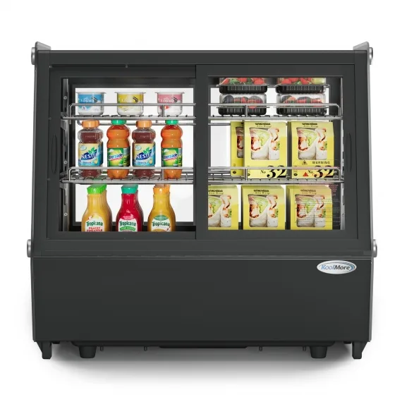 Koolmore CDC-125-BK Countertop Refrigerated Display Case