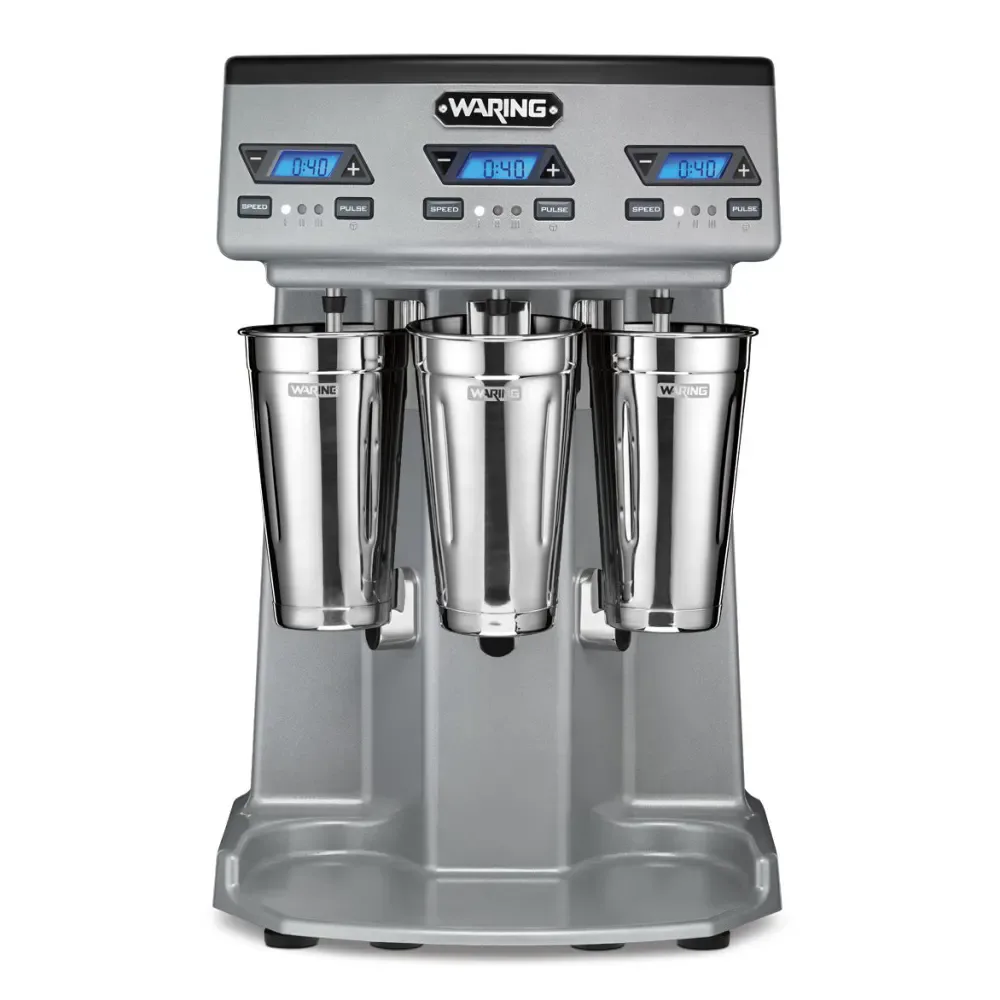 Waring WDM360TX Countertop Drink Mixer w/ (3) Spindles & (3) Speeds, 120v 5