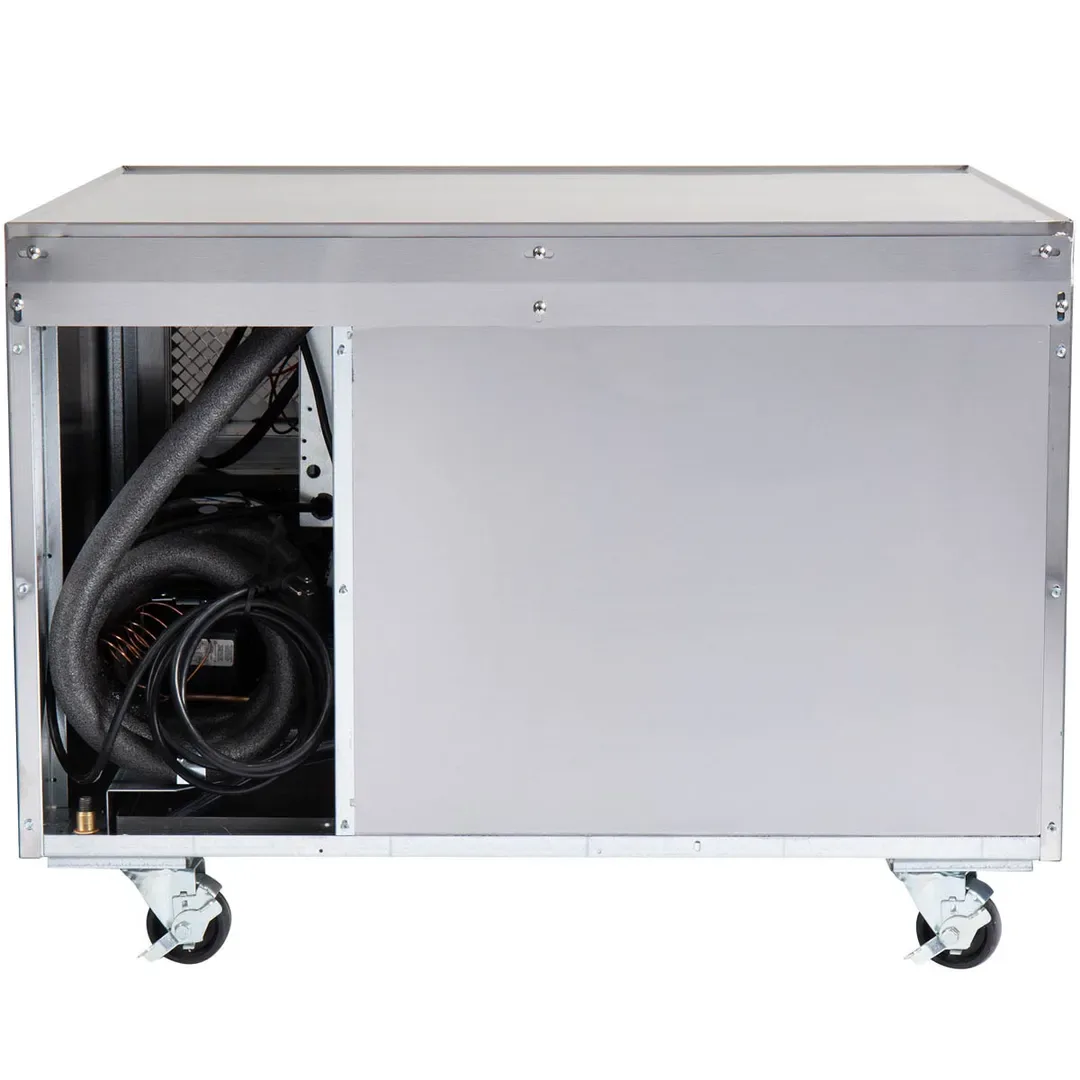 Continental Refrigerator D36GN 36″ 2 Drawers Refrigerated Chef Base w/ Marine Edge 3