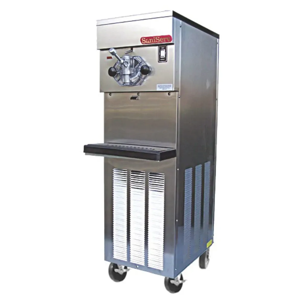 Saniserv 614SAS U 4 Flavor Shake Freezer, 1 Head, 2 HP Compressor, 208 230/60/3, NSF