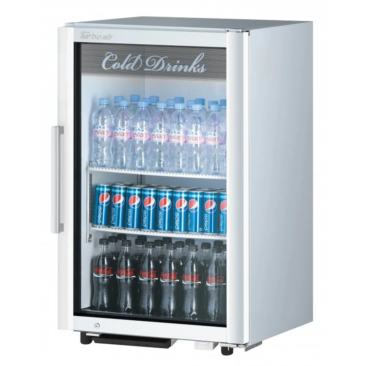 Turbo Air TGM-7SD-N6 25″ Countertop Merchandiser Refrigerator, One Glass Door w/ Lock, 6.2 cu. ft.