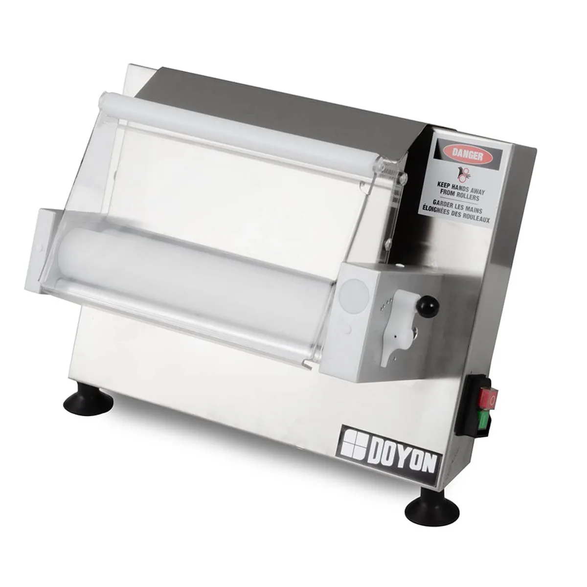 Doyon DL12SP Countertop Single Pass Dough Sheeter, 12″ Horizontal Roller, 1/2 Hp