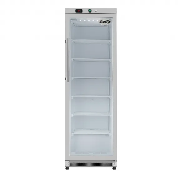 Koolmore KM-FMD12SGD 24″ One Section Stainless Steel Reach-In Freezer w/ Glass Door, 12 cu. ft.