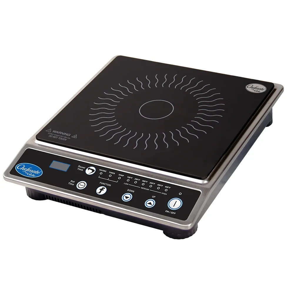 Globe IR1800 Countertop Induction Cooktop w/ (1) Burner, 120v 4