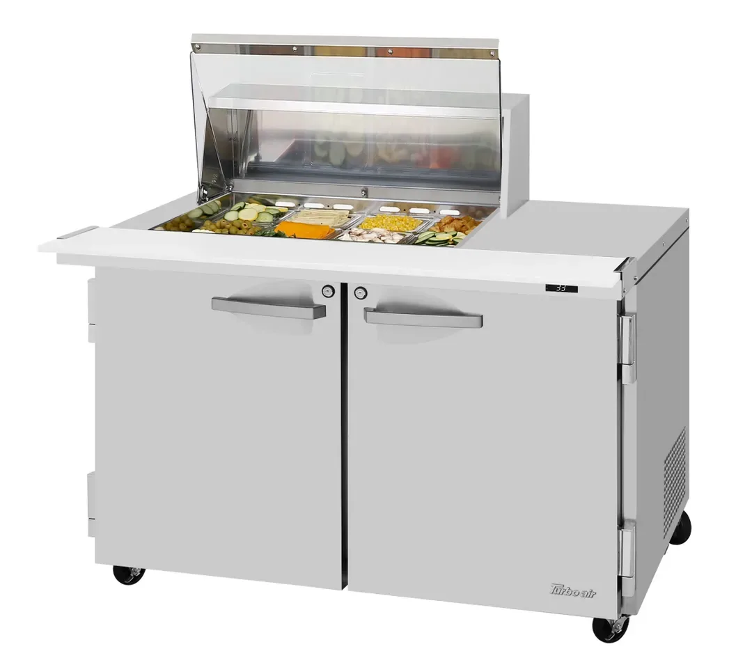 Turbo Air PST-48-12M-N-CL Mega Top Sandwich / Salad Unit Refrigerated Counter