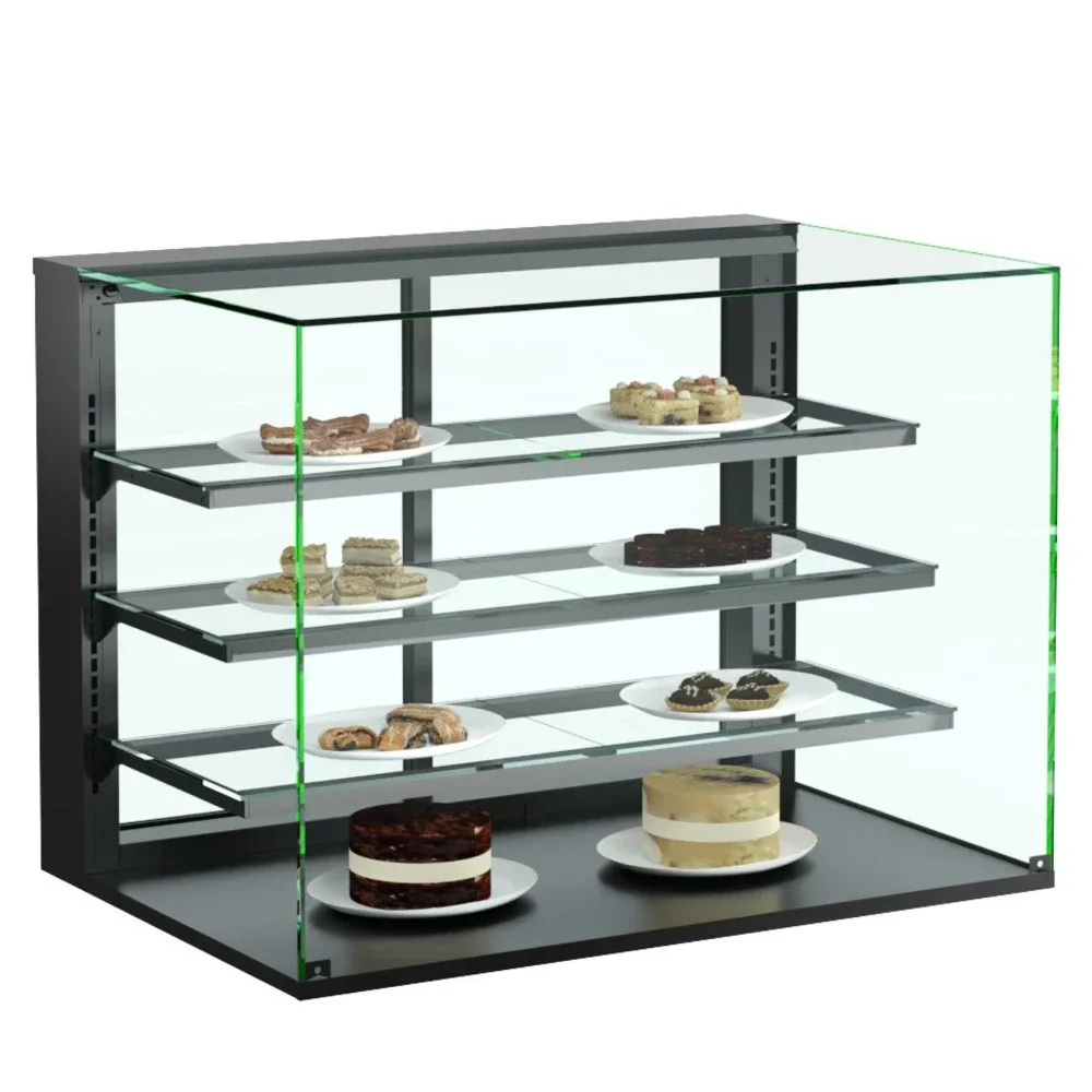 Structural Concepts NR4835DSV 47 3/4″ Full Service Ambient Bakery Case w/ Straight Glass – (4) Levels 2