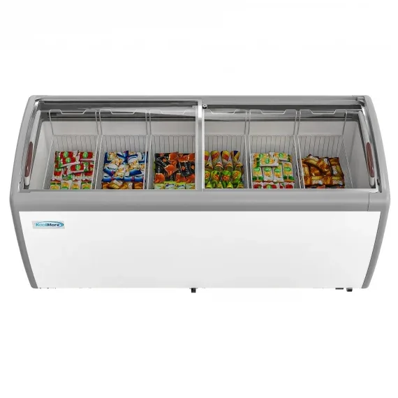 Koolmore MCF-20C 71″ Ice Cream Display Glass Chest Freezer, 20 cu. ft.