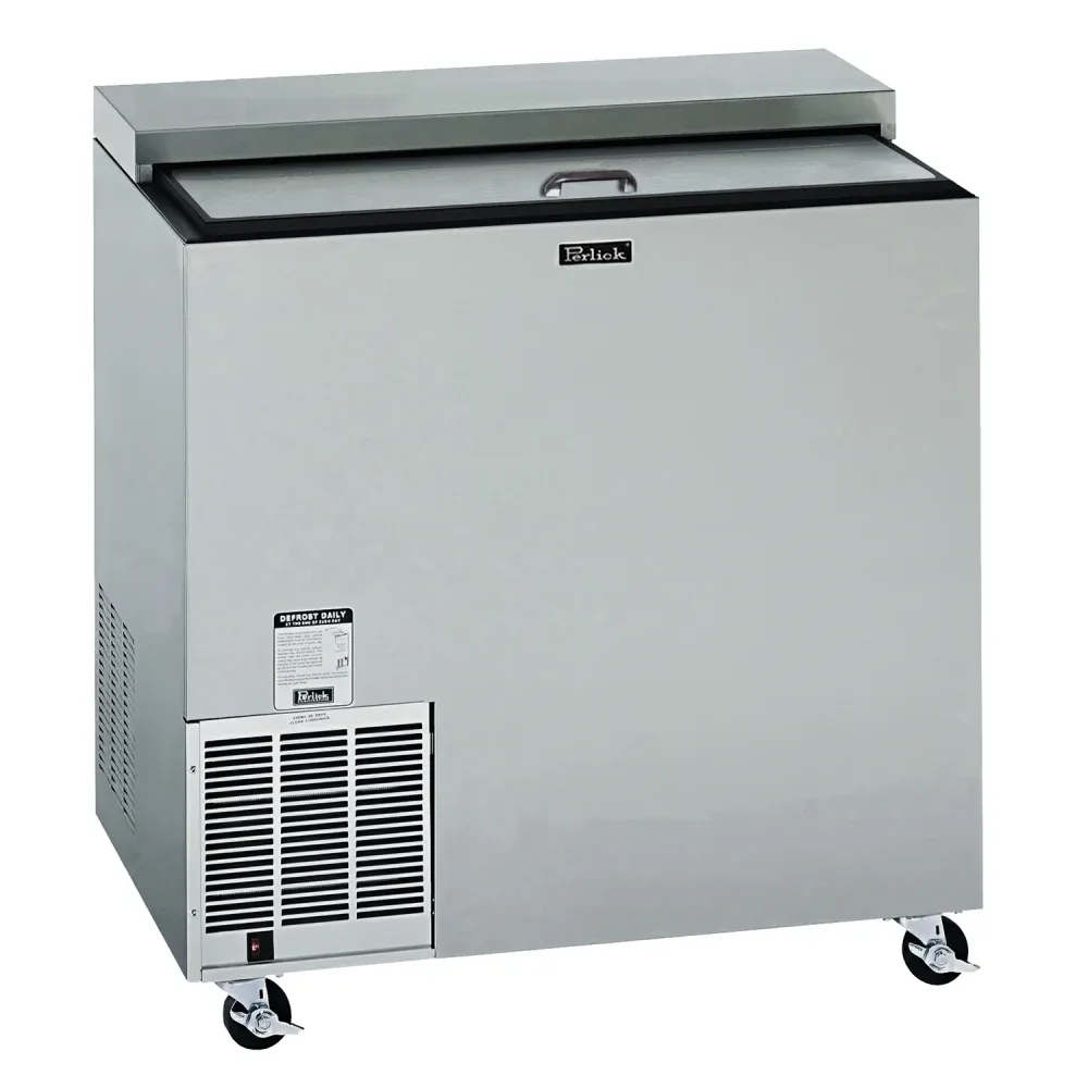 Perlick FR36RT-SS-STK 2 Section Glass Chiller w/ 142 Mug Capacity, Stainless, 120v