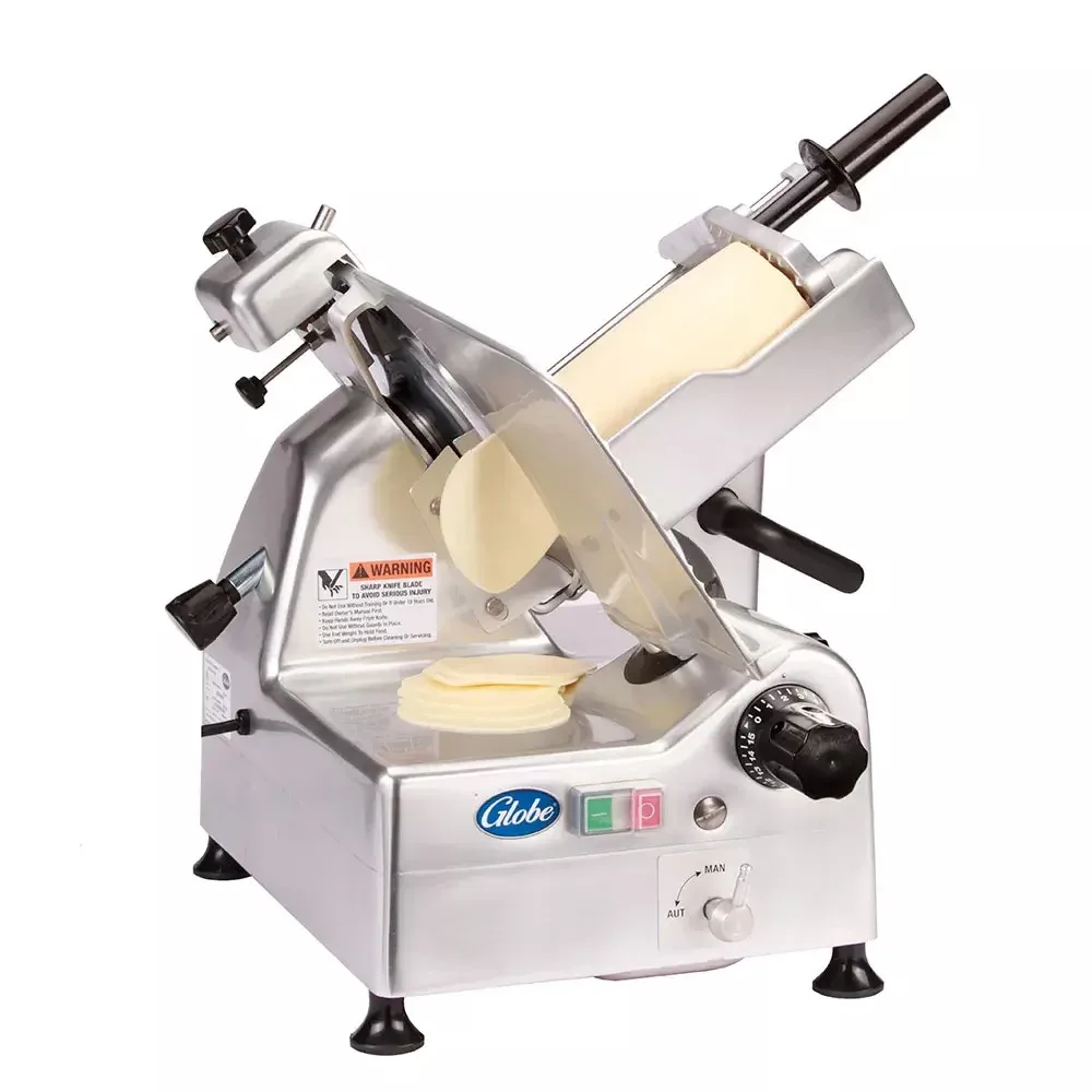 Globe G12A Automatic Meat & Cheese w/ 12″ Blade, Belt Driven, Aluminum, 1/2 hp 3
