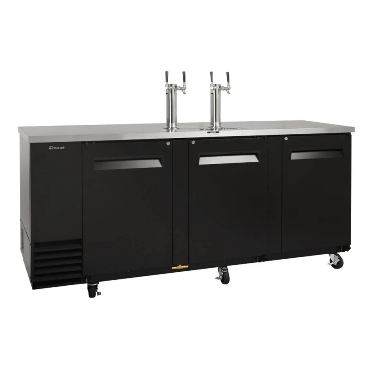 Turbo Air TBD-4SBD-N 90″ 2 Columns / Towers Draft Beer Cooler Dispenser