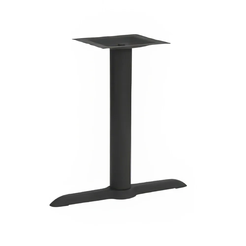 American Tables & Seating 2 Piece Dining Height Table Base Kit – 3″ Column, 22″ x 5″ Base Spread, Black (T0522M)
