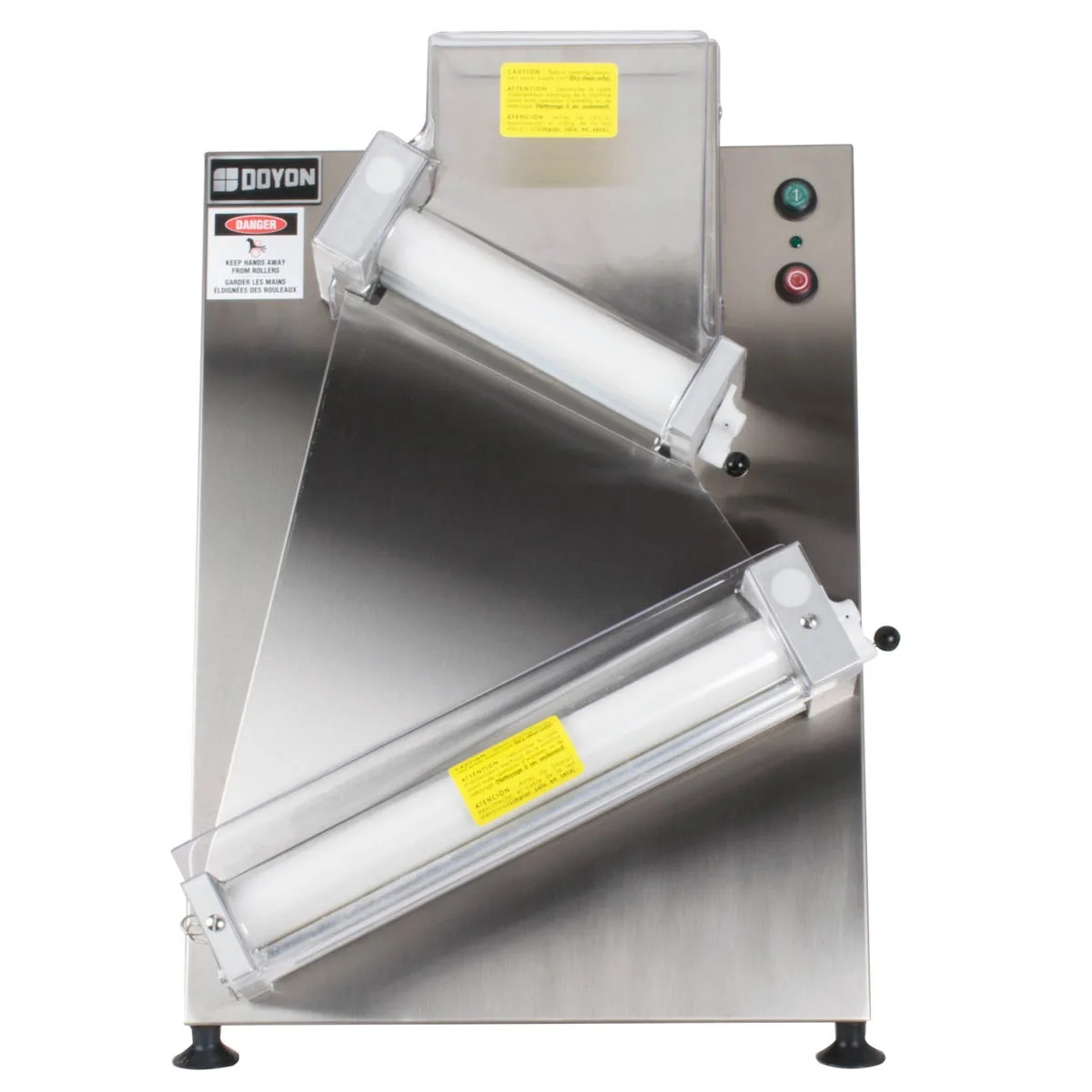 Doyon DL18DP Countertop Double Pass Dough Sheeter, 18″ Diagonal Two Rollers, 1/2 Hp 8