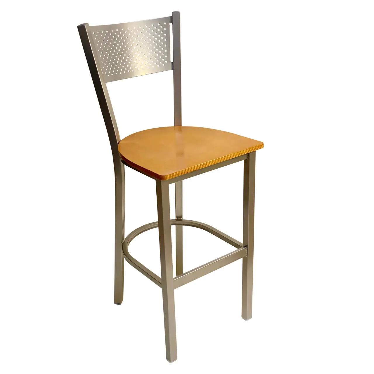 AAA Furniture Wholesale 317BS WS-SLV Bar Stool (Quick Ship)