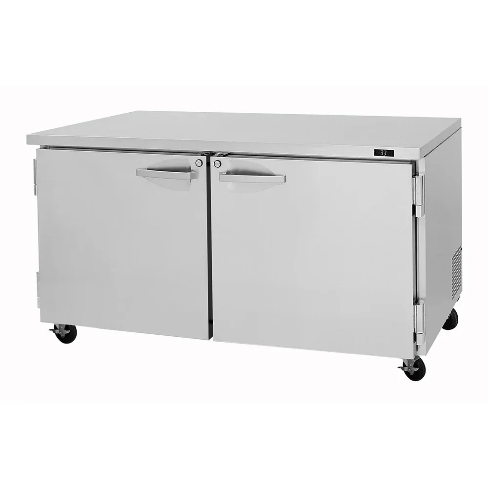 Turbo Air PUF-60-N 60″ 2-Section Undercounter Freezer w/ 2 Doors, 17 cu. ft.