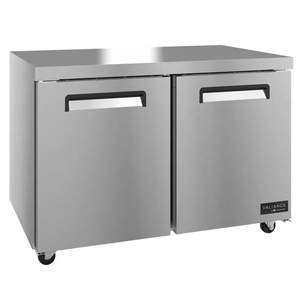 Hoshizaki VUF48A 47 3/4″ Valiance® Undercounter Freezer w/ (2) Sections & (2) Doors, 115v