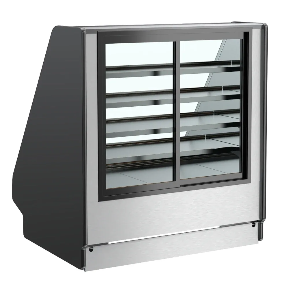 Structural Concepts GHS456RLB (FLAT) 51″ Fusion® Full Service Bakery Case w/ Straight Glass, 110-120v 2