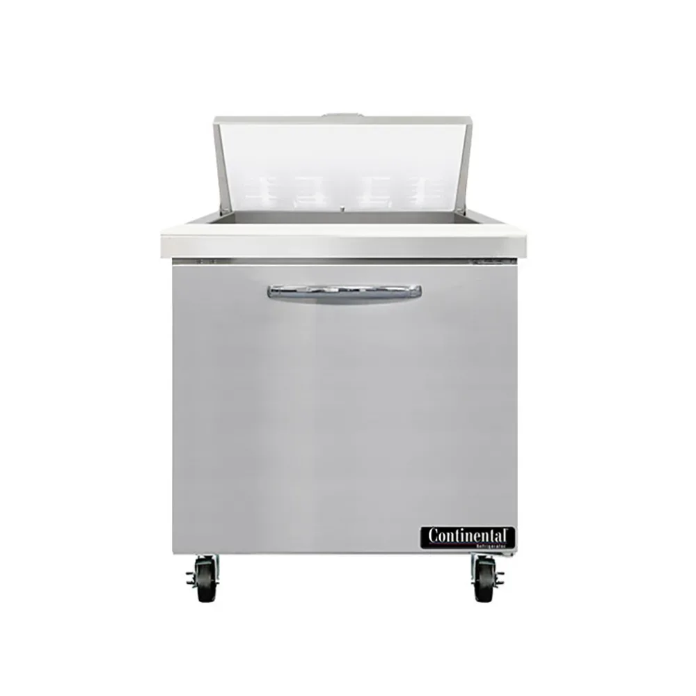 Continental SW32N8 32″ Sandwich/Salad Prep Table w/ Refrigerated Base, 115v
