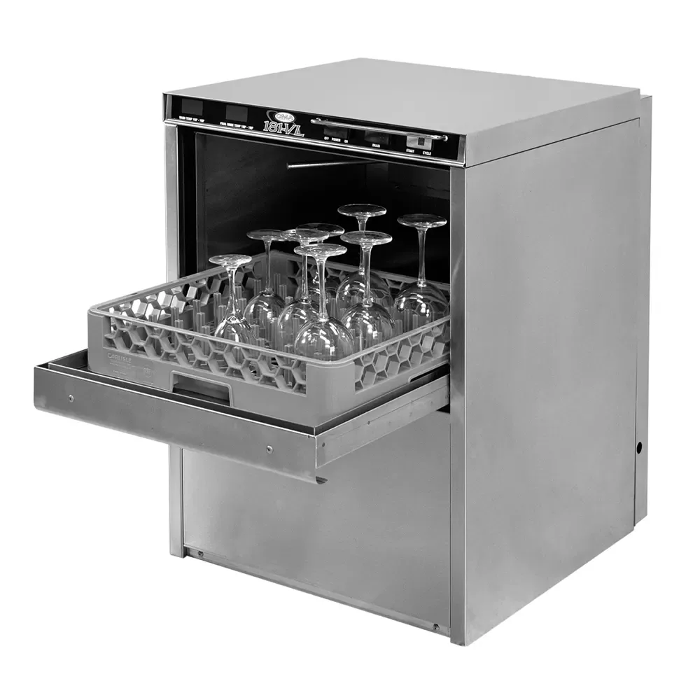 CMA Dishmachines CMA-181-VL Energy Mizer® High Temp Rack Undercounter Glass Washer w/ 20 Racks/hr Capacity, Built-in Booster, 20 2