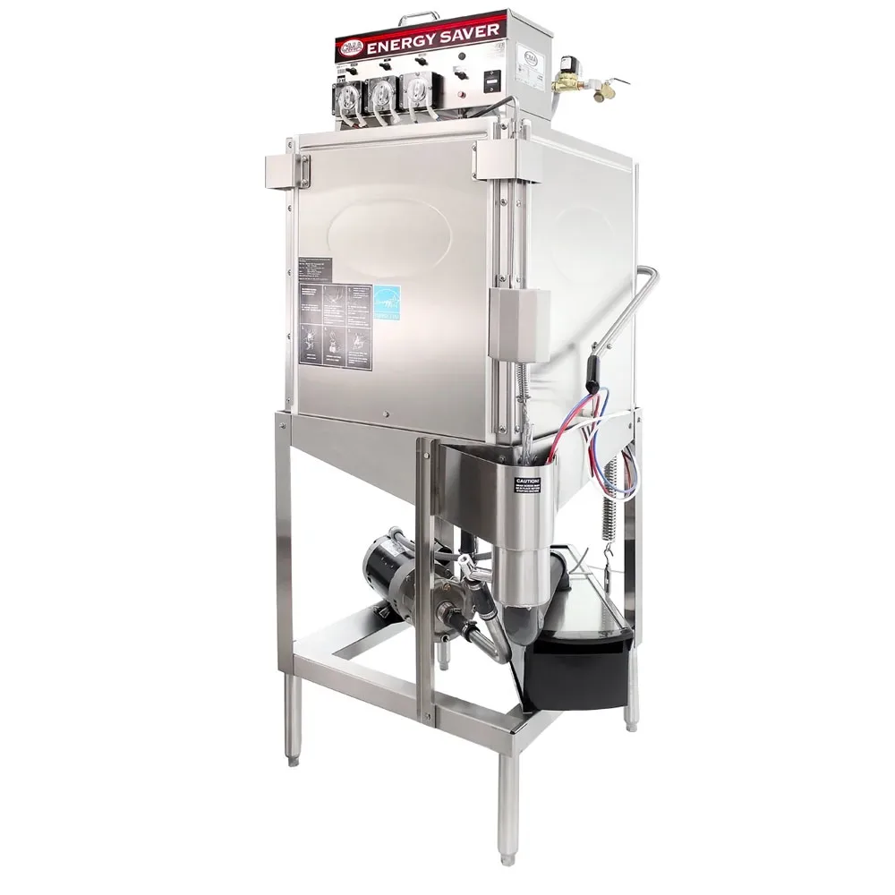 CMA Dishmachines E-3D-EXT Energy Mizer® Low Temp Door Type Corner Dishwasher w/ 40 Racks/hr Capacity, 115v