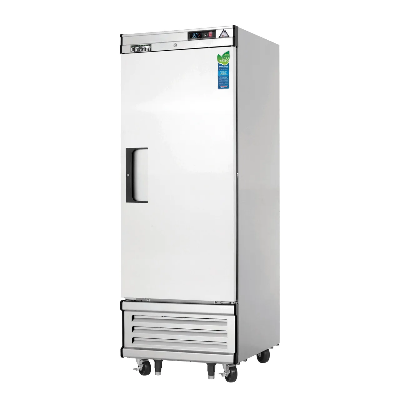 Everest EBWR1 29″ One Section Reach-In Refrigerator w/ Solid Full Door, Bottom Mount, Stainless Steel, 23 cu. ft.