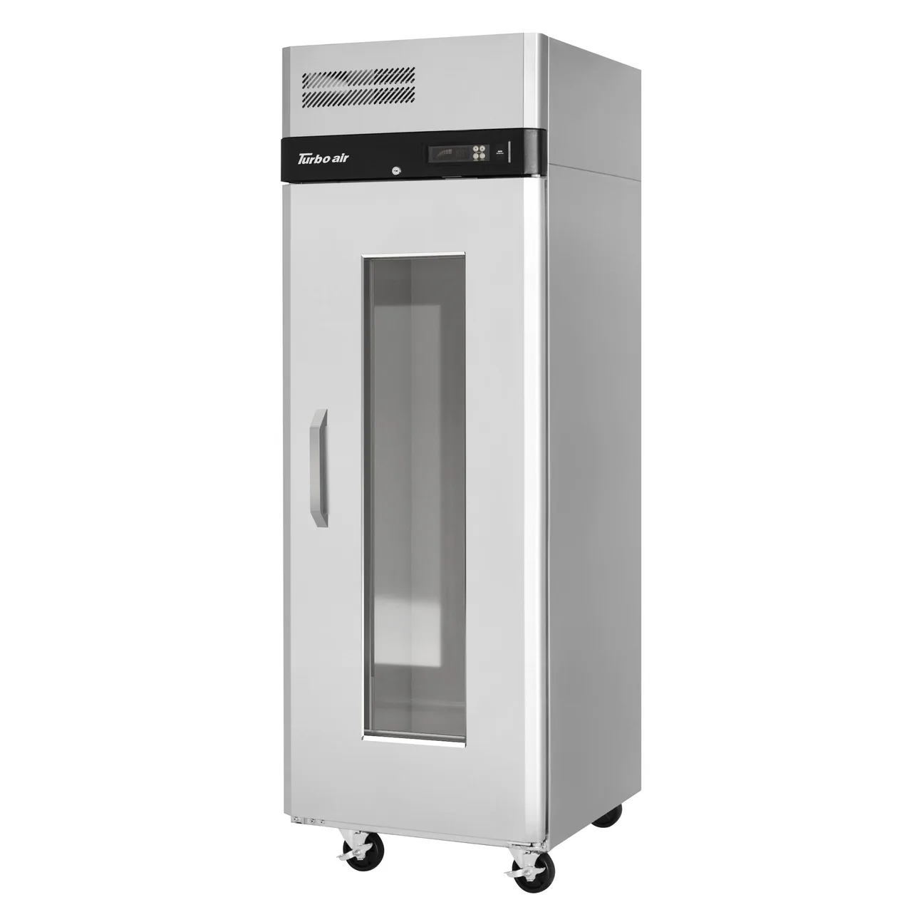 Turbo Air M3R24-1-G-N 28″ One Section Reach-In Refrigerator w/ Glass Door, Top Mount, Aluminum Interior, 22 cu. ft.