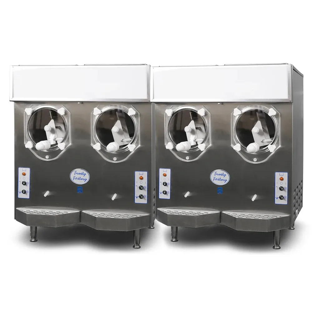 Frosty Factory 215R 2/1 Margarita Machine – (2) Double, Countertop, 620 Servings/hr., Remote Cooled, 115v
