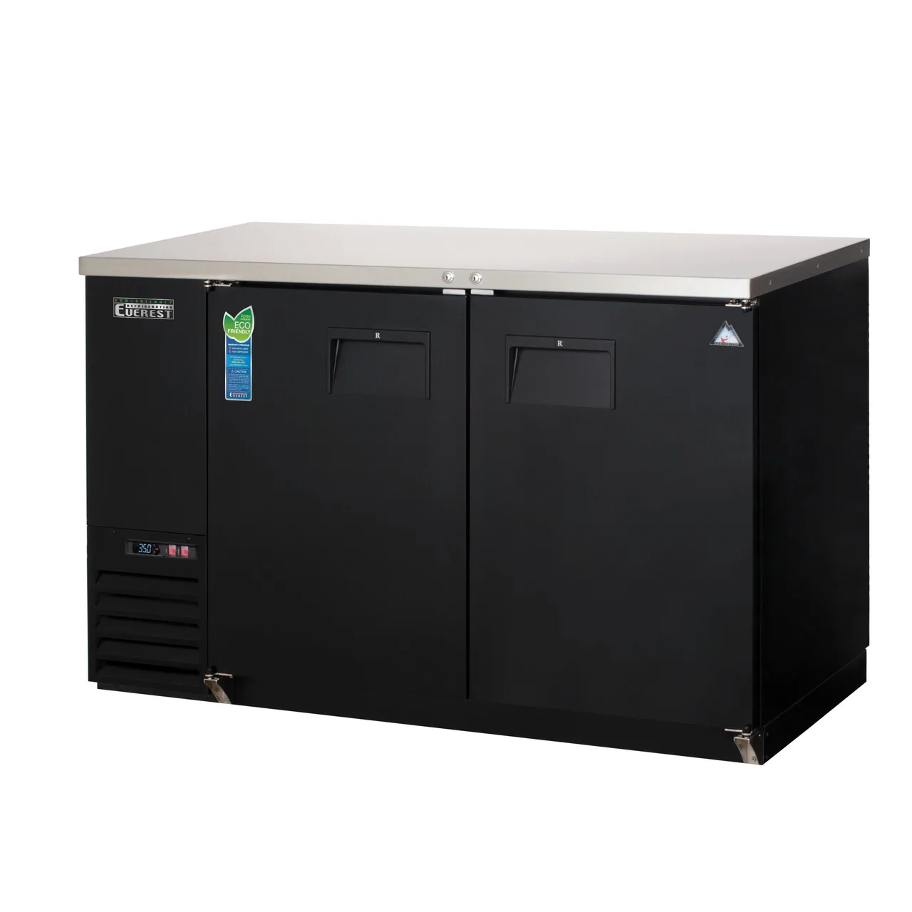 Everest EBB48 49″ Two Section Back Bar Cooler with Solid Door, 14.0 cu. ft.