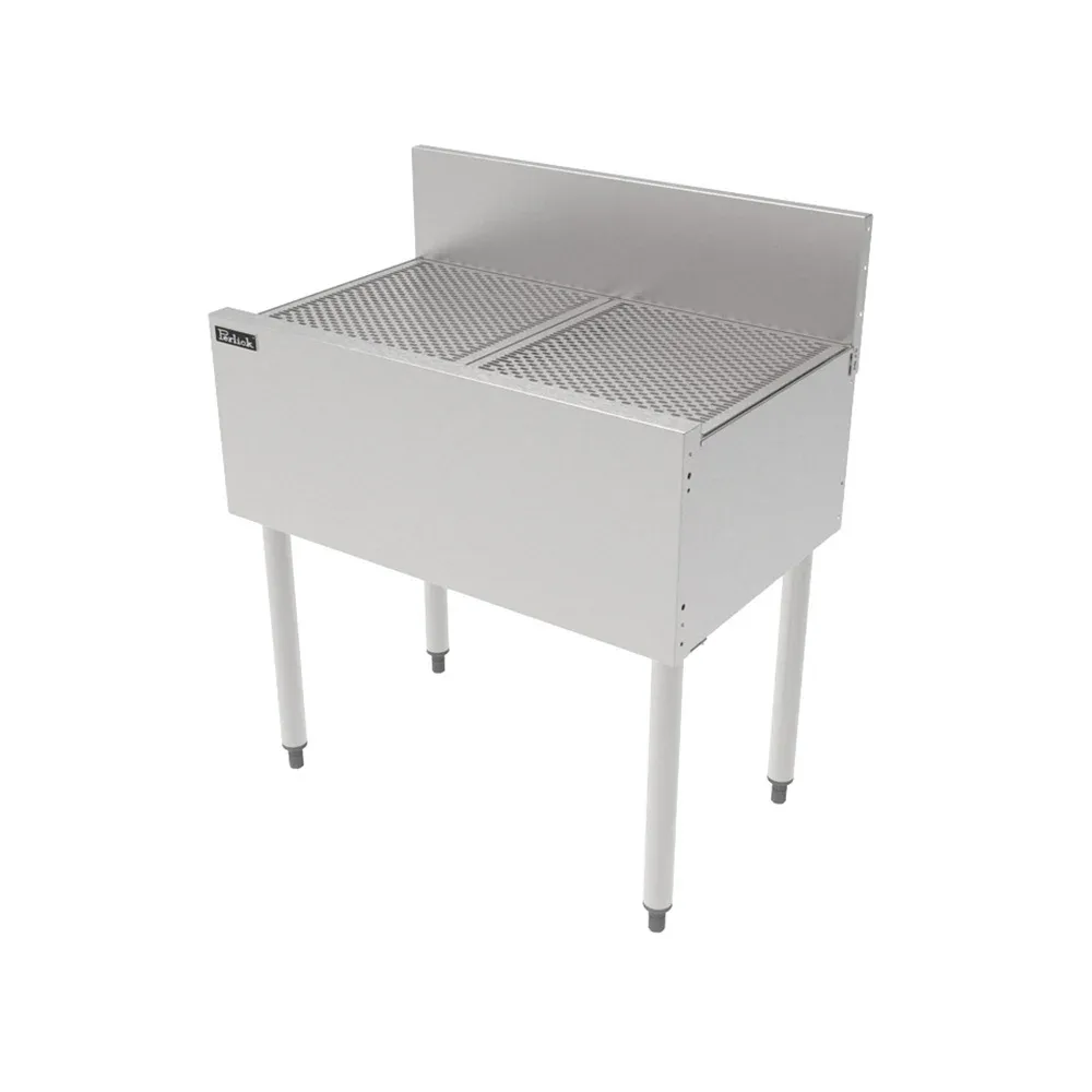 Perlick TS30DB Underbar Freestanding Drainboard – 6″ Backsplash, 30″ x 18 9/16″