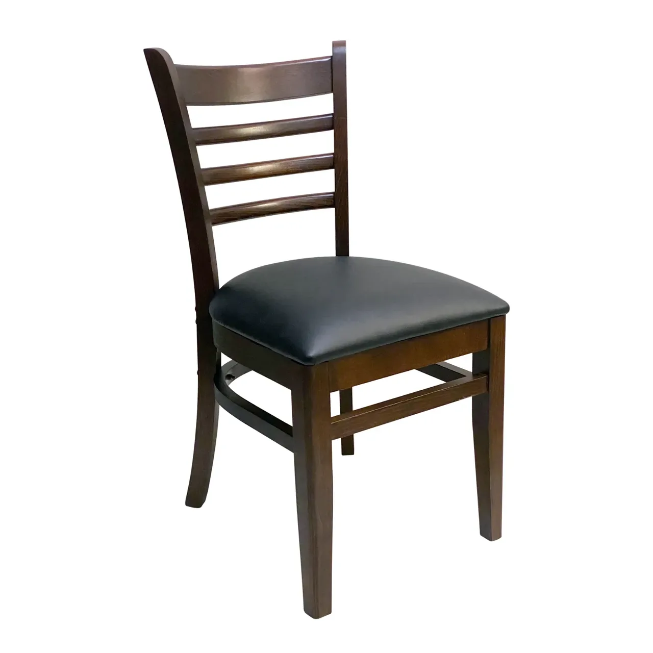 AAA Furniture Wholesale 411A GR4 Indoor Side Chair with Flared Ladder Back and Upholstered Seat
