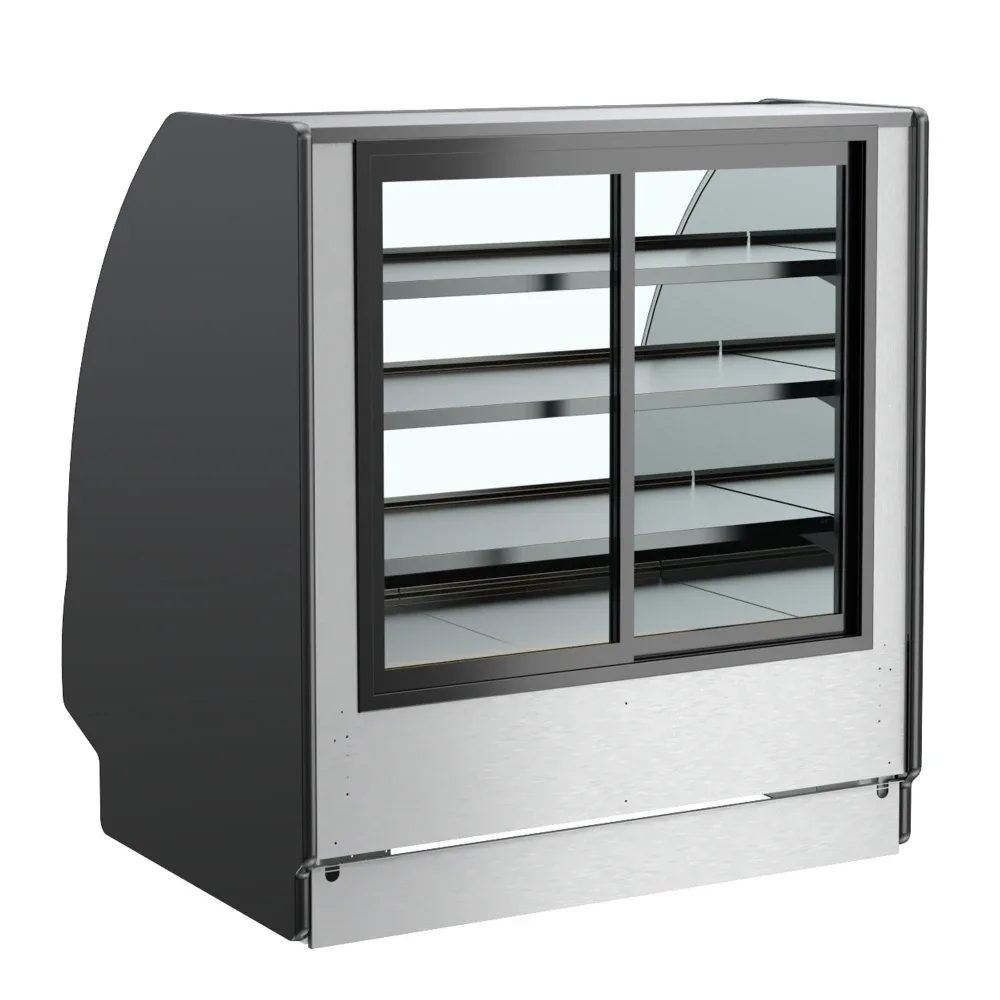 Structural Concepts GHS456RLB (CURVED) 51″ Fusion® Full Service Bakery Case w/ Curved Glass, 110-120v 2