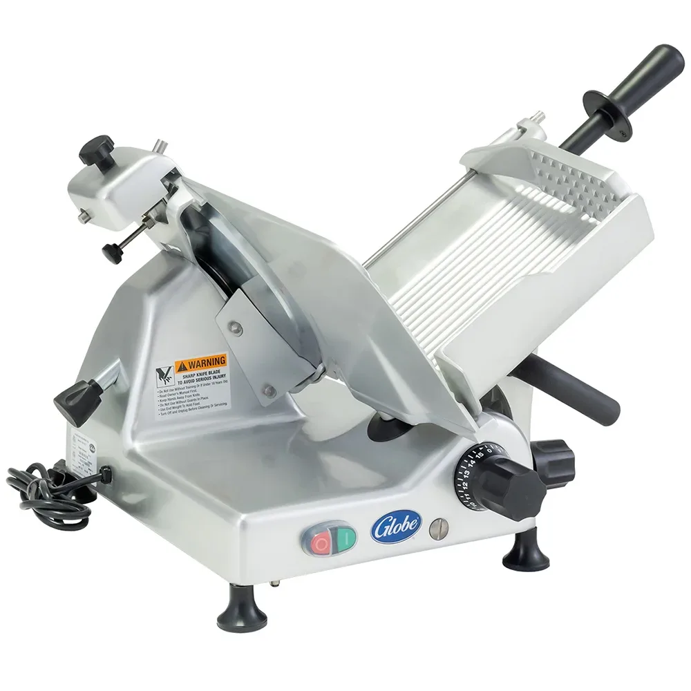 Globe G12 Manual Meat & Cheese Slicer w/ 12″ Blade, Belt Driven, Aluminum, 1/2 hp