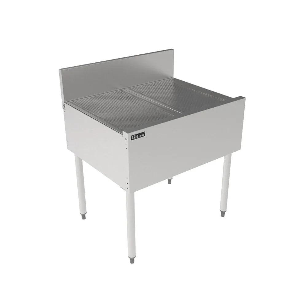 Perlick TSF30DB Underbar Freestanding Drainboard – 6″ Backsplash, 30″ x 24″ 2