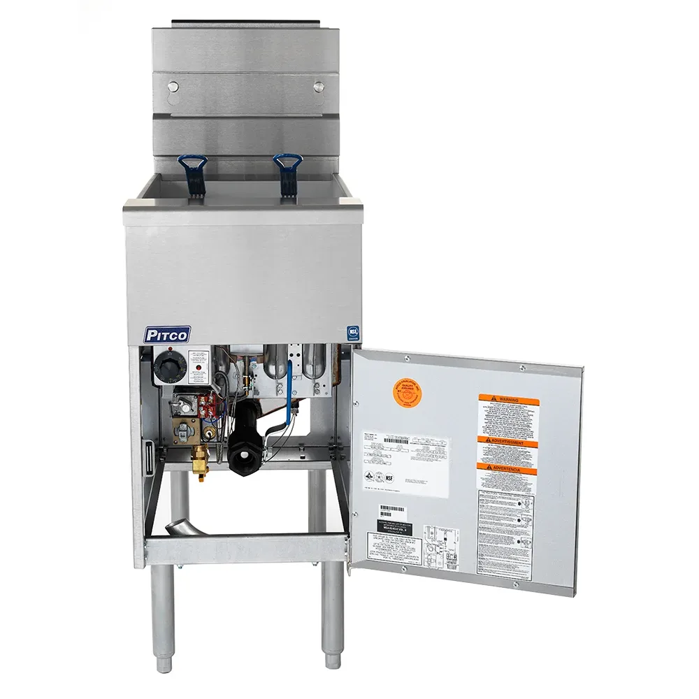 Pitco SG14-S Gas Fryer – (1) 50 lb Vat, Floor Model, Natural Gas 2