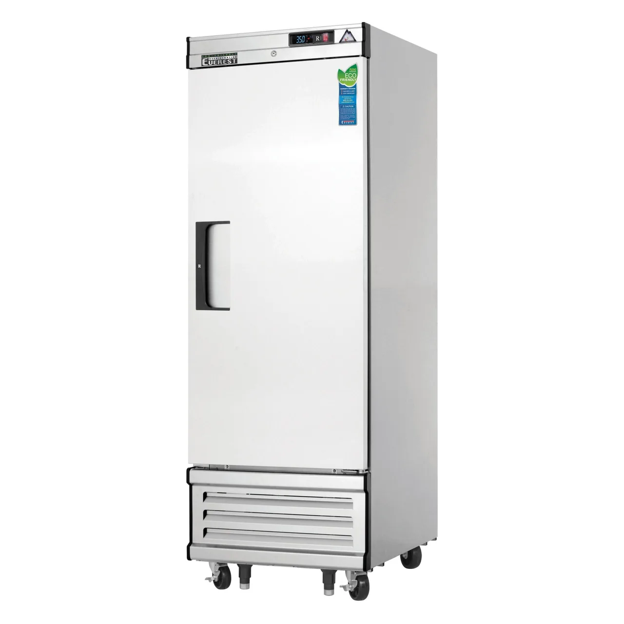 Everest EBR1 27″ One Section Reach-In Refrigerator w/ Solid Full Door, Bottom Mount, Stainless Steel, 21 cu. ft.