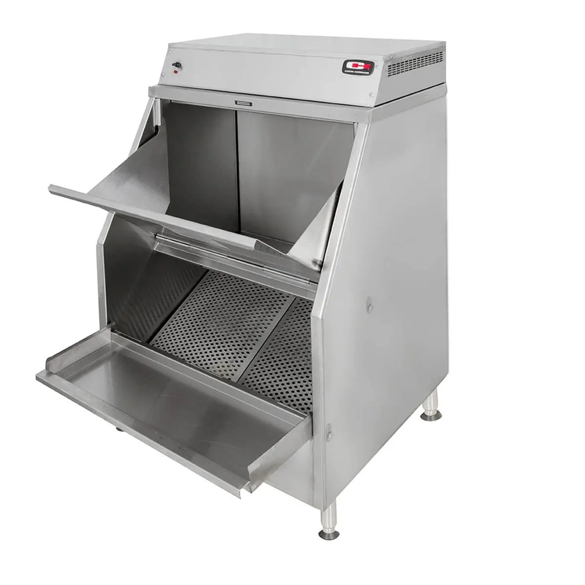 Carter-Hoffmann CW4E Gravity Feed Chip Warmer w/ 44 gallon Capacity – Stainless, 120v 7